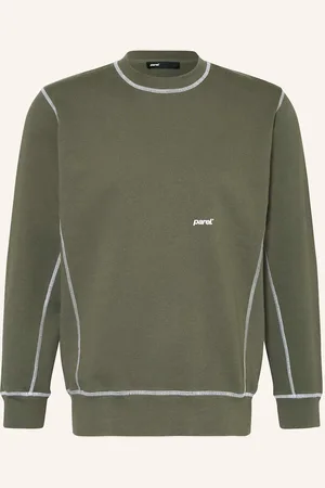 Parel. Sweatshirt Contrast Crewneck gruen