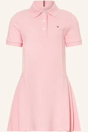 Tommy Hilfiger Piqué-Polokleid rosa