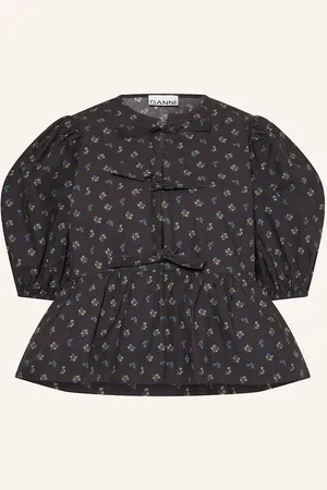 Ganni Bluse schwarz