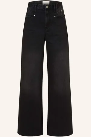 Marant Etoile Straight Jeans Lemony schwarz