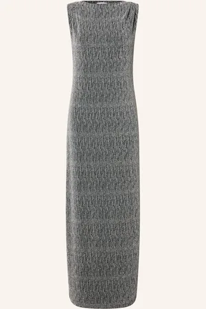 SELECTED Kleid Mit Glitzergarn silber
