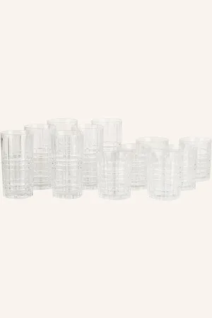Nachtmann 12er-Set Longdrink- Und Whiskygläser Highland transparent