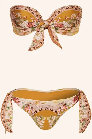 ZIMMERMANN Bandeau-Bikini Wylie gruen