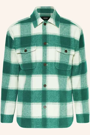 Reiss Flanell-Overshirt Mcfadden gruen