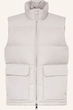 Reiss Daunenweste grau