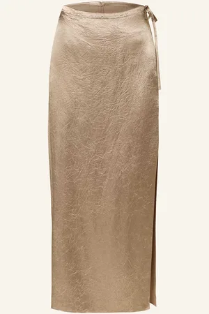 Filippa K Satinrock beige