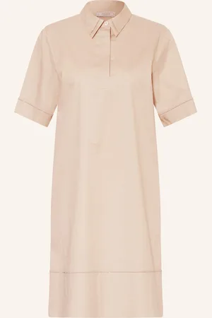 PESERICO SIGN Kleid Mit Schmucksteinen beige