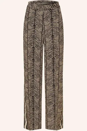 Marc Cain Marlenehose Washington Mit Galonstreifen beige