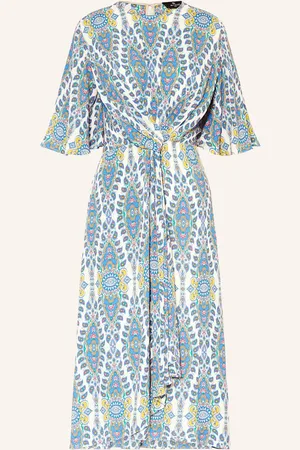 Etro Kleid In Wickeloptik weiss