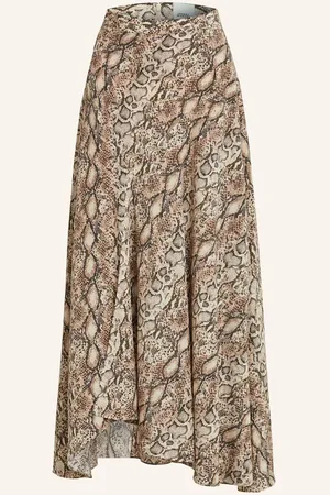 Isabel Marant Satinrock Sakura Aus Seide beige
