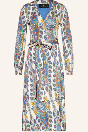 Etro Wickelkleid weiss