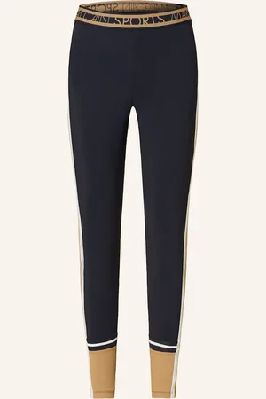 Marc Cain Leggings Santa Fe Mit Galonstreifen blau