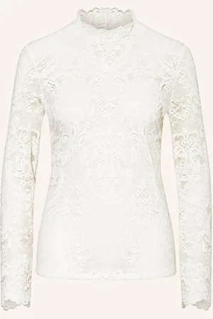 Oui Blusenshirt Aus Spitze