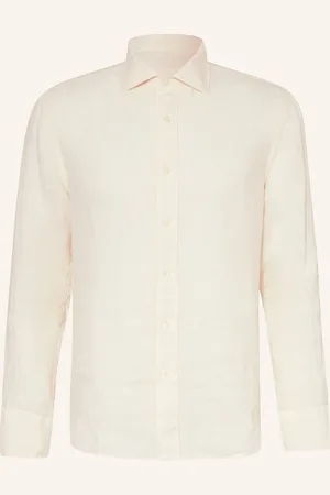 120% Lino Leinenhemd Slim Fit beige