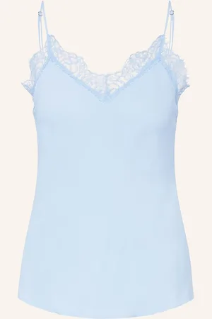 Patrizia Pepe Blusentop Mit Lochspitze blau