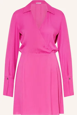 Patrizia Pepe Kleid In Wickeloptik pink