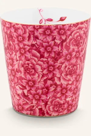 Pip Studio Set Royal Flower: Becher Und Teebeutelablage