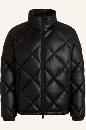 HUGO BOSS Steppjacke Borin In Lederoptik