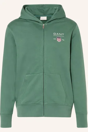 GANT Sweatjacke gruen