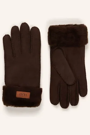 UGG Lederhandschuhe braun