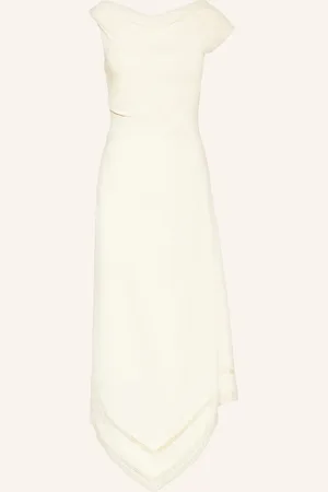 FAITHFULL THE BRAND Kleid Alva Mit Spitze beige
