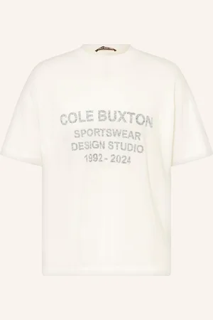 Cole Buxton T-Shirt Inside Out weiss