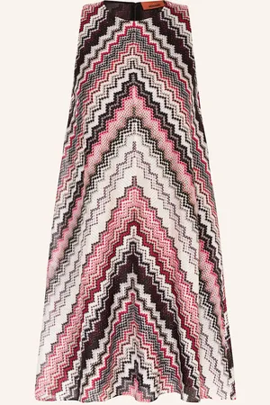 Missoni Strickkleid Mit Glitzergarn rosa