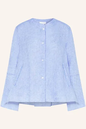Robert Friedman Leinenbluse Zoel blau