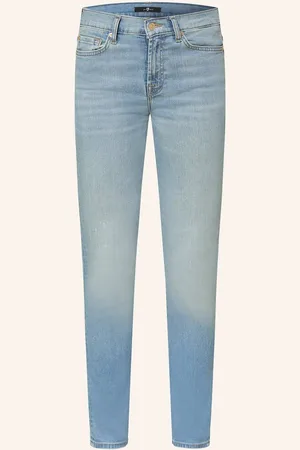 7 for all Mankind Skinny Jeans Roxanne Wanderer blau