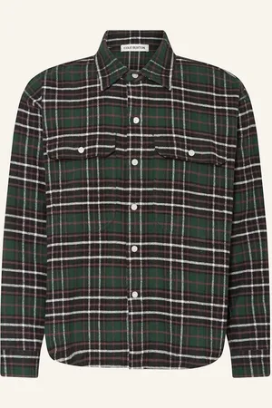 Cole Buxton Overshirt Aus Flanell gruen