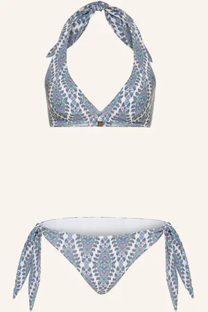 Etro Neckholder-Bikini blau