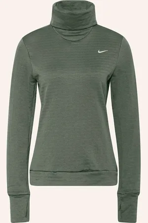 Nike Laufshirt Therma-Fit Swift Element gruen