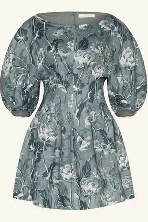 FAITHFULL THE BRAND Leinenkleid Lowen grau
