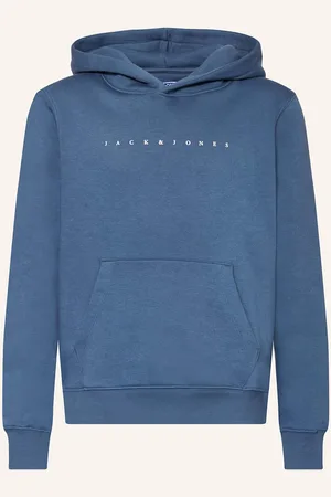 JACK & JONES Hoodie blau