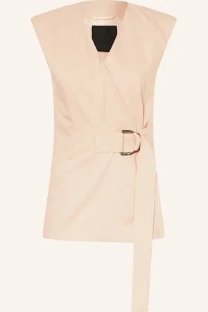 Liu Jo Blazerweste Mit Glitzergarn beige