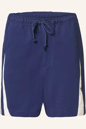 Y-3 Sweatshorts Mit Galonstreifen blau
