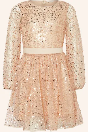 Guess Cocktailkeid Ceremony Aus Mesh beige