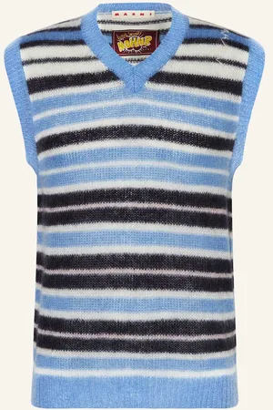 Marni Pullover Mit Mohair blau