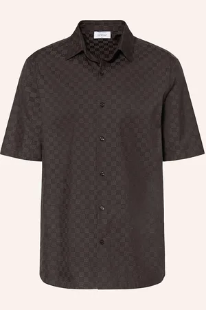 OFF-WHITE Resorthemd Comfort Fit braun