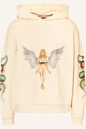 Palm Angels Hoodie weiss