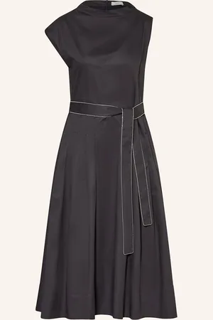 PESERICO SIGN Kleid Mit Schmuckperlen blau