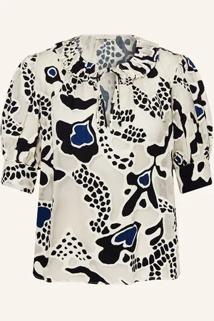 ULLA JOHNSON Blusenshirt Marcella Mit Rüschen weiss