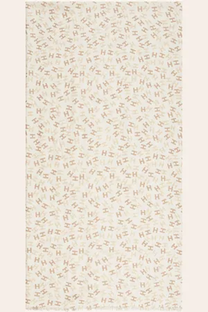 Hemisphere Cashmere-Tuch Nies Mit Seide beige
