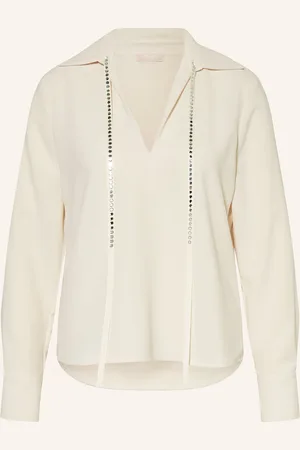 Liu Jo Blusenshirt Mit Schmucksteinen beige