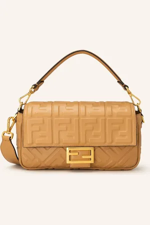 Fendi Schultertasche Baguette Medium braun