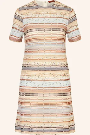 Missoni Strickkleid Mit Glitzergarn braun