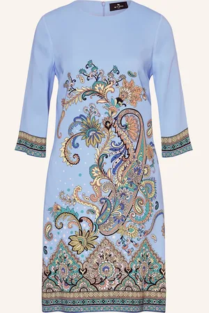 Etro Kleid Mit 3/4-Arm blau