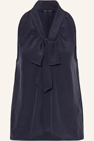 Luisa Cerano Blusentop Mit Schluppe blau