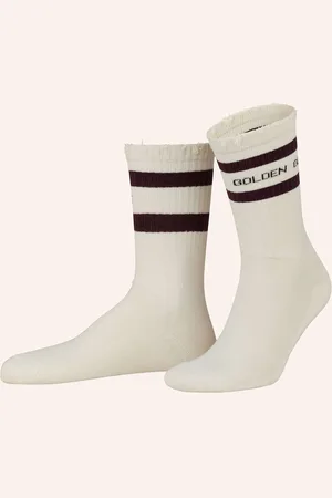 Golden Goose Socken High Rib weiss