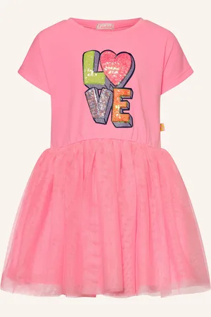 Billieblush Kleid Mit Pailletten Und Schmucksteinen rosa